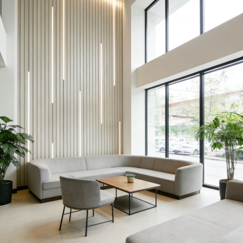 Slatted Wooden Acoustic Panel