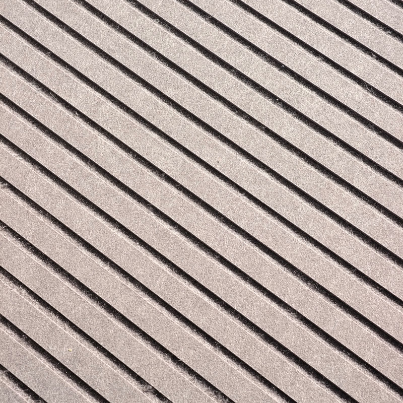 Slatted Polyester Fiber Acoustic Panel